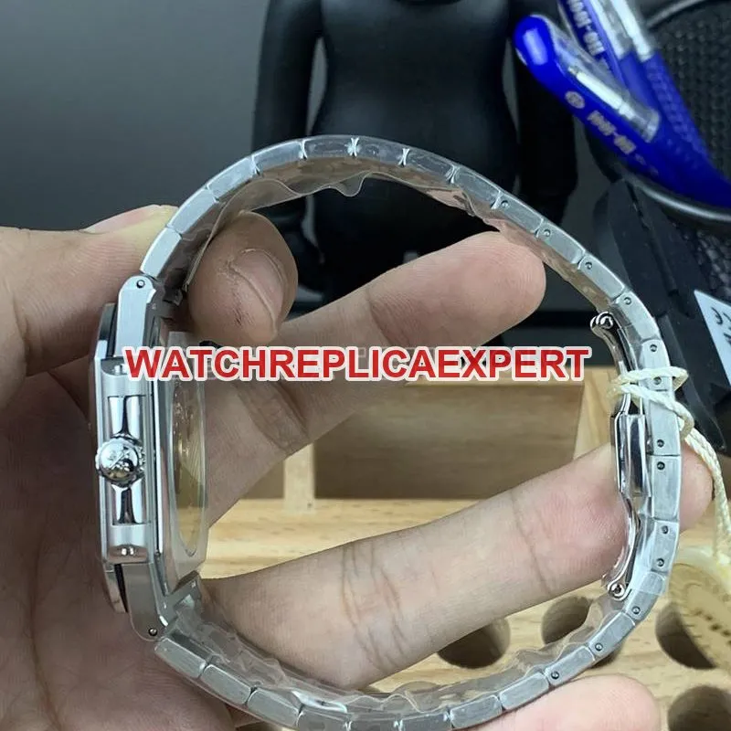 Patek Philippe watch PPF FactoryCubitusblack dial45MMsteel bracelet model 5821braceletlive photos