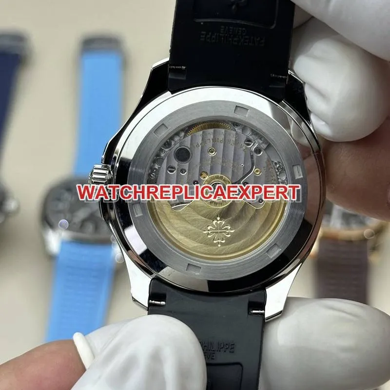 Patek Philippe watch BBF factory grenade black dial black rubber model 5167Abraceletlive photos