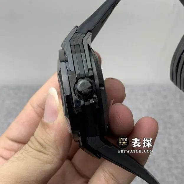 HBHublot watch men's watch ceramic hollow plate rubber model pictures and prices caseback live photo