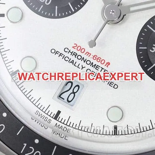 ZF FactoryTudor Biwan top-tier replicawhite dialchronographsteel bracelet model M79360caseback live photo