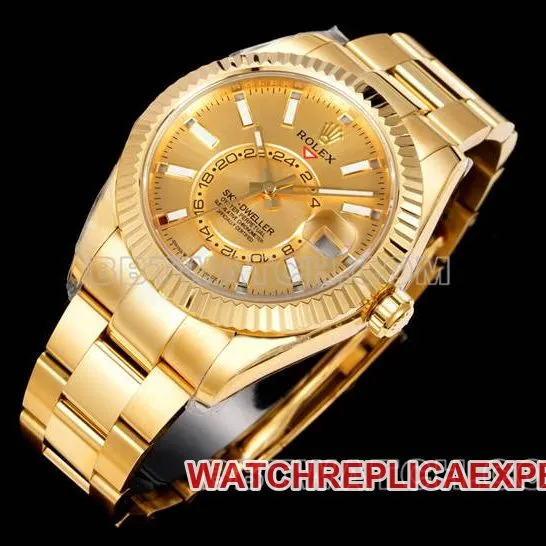 AR+ factory top-tier watch Rolex Navigator gold plate machinery yellow gold steel bracelet weight live photos