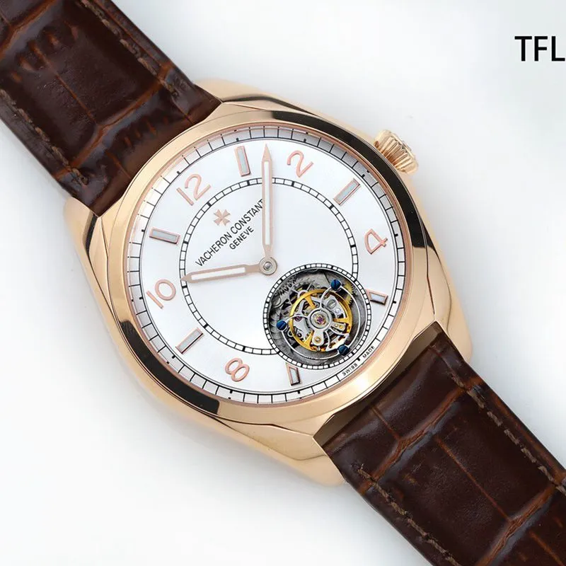 Vacheron Constantintop-tiersuper watch Wulu type series automatictourbillon men's watch movement picture
