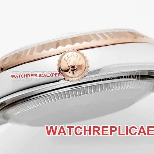 ARF FactoryRolex log 1:1super clonewhite dial31mm gold five-grid chain link278271caseback live photo