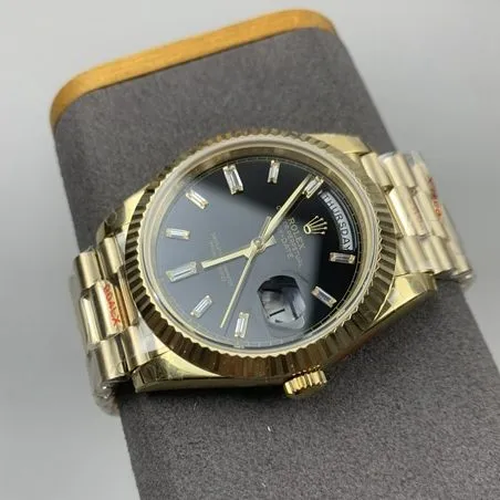 GMRolextop-tiersuper black rock candy watch caseback live photo