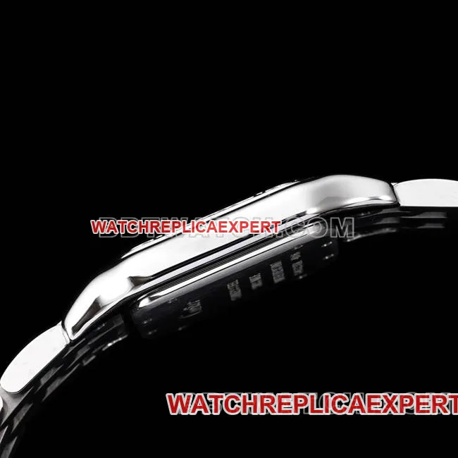 top-tier watch BBa factory cheetah Cartierblue dialdiamond bezelsteel braceletquartzside live photo