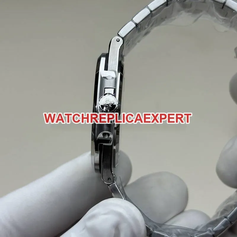 Patek Philippe collectible watch BBF factory Nautiluswhite dial324movementsteel bracelet caseback live photo