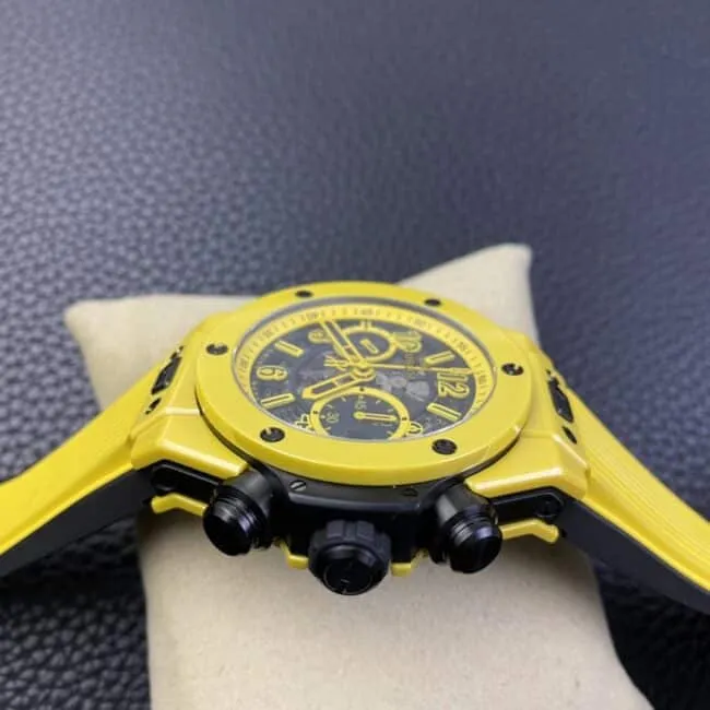 Dachang high-quality ZF Hublot watch Big Bang series color ceramic watch front view