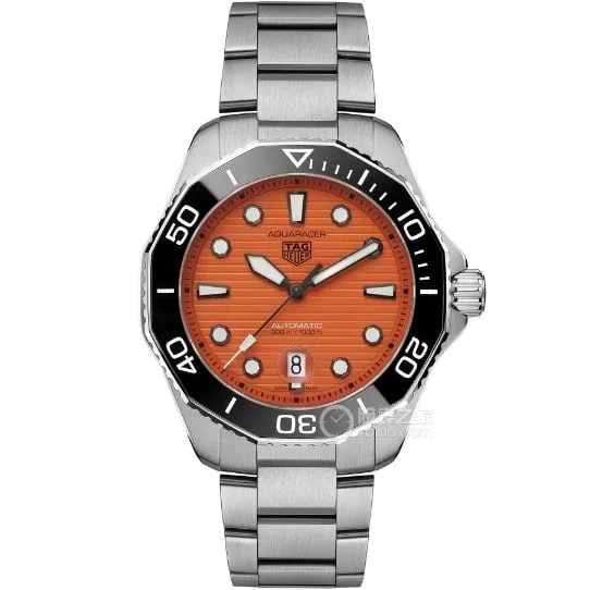 TAG Heuer Aquaracer top-tier orange plate steel bracelet model WBP201F.BA0632braceletlive photos