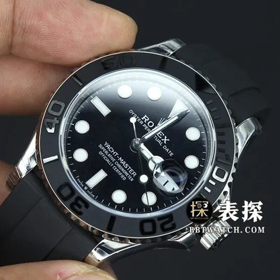 VS FactoryRolex yacht-master top-tier watch black dial rubber model pictures and prices clasplive photos