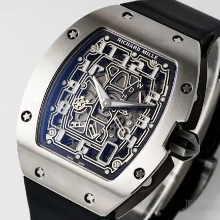 top-tier watch Richard Mille hollow dialRM67-01front live photo