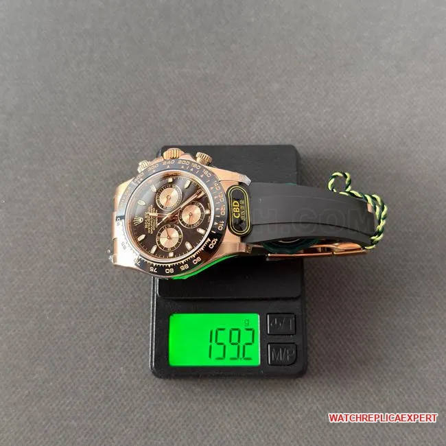 1:1replica watch DaytonaCBD factory Rolexrose gold case black dial4130clasplive photos