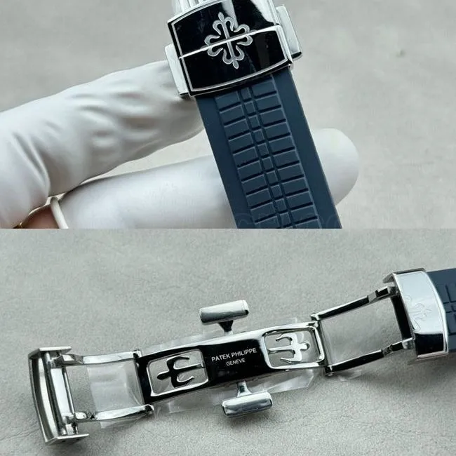 PPM factory 1:1replica watch Patek PhilippeAquanautblue dialfront live photo