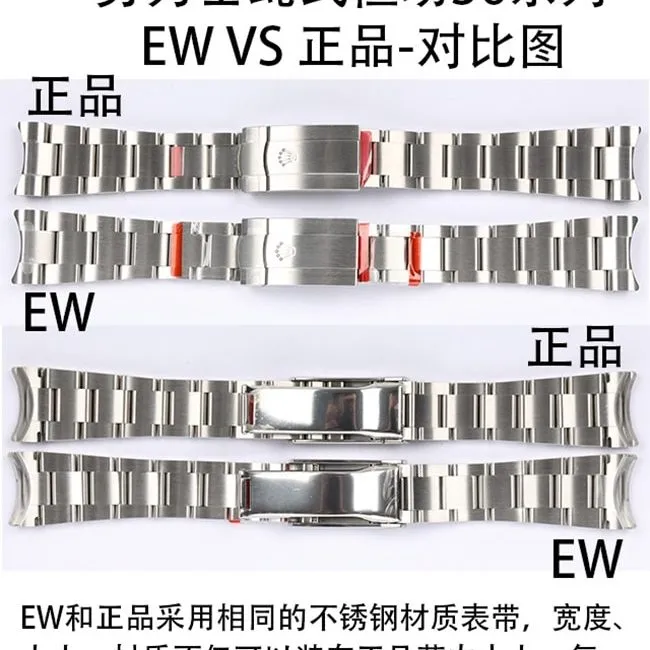 EWRolex Oyster Perpetual 36 series watch genuine and fake comparison review front comparison picture
