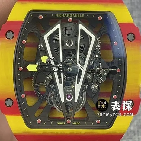BBR Factory Richard Mille Men's RM 27-03 Top collectible watches Men's Skeleton Plate strap models Pictures and Prices Side by Side Actual Photos