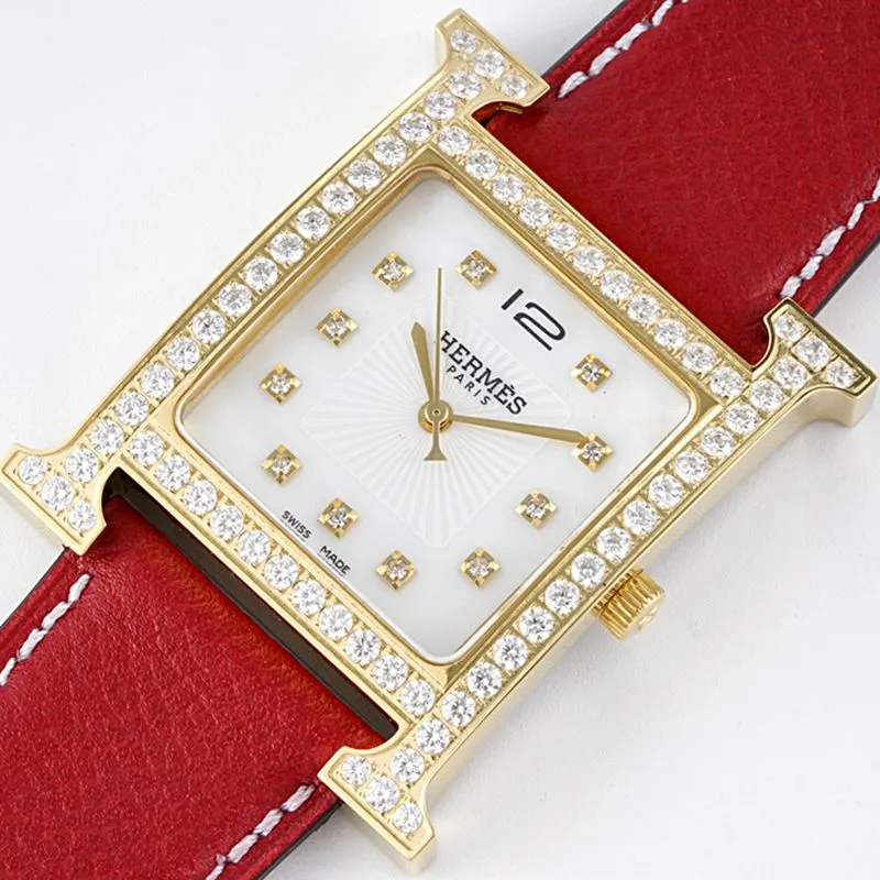 Hermes HeureH Big Three Hands Ladies Belt