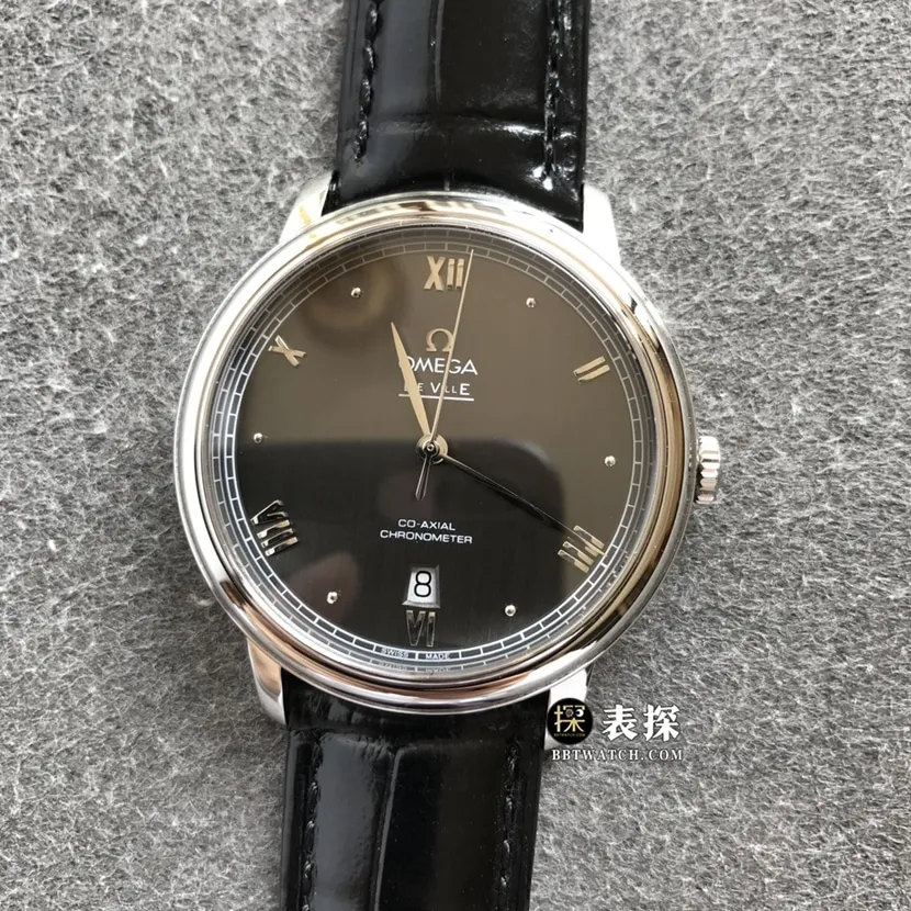 Omega Diefei top-tier high-quality watch men's black dialleather strap model pictures and prices clasplive photos
