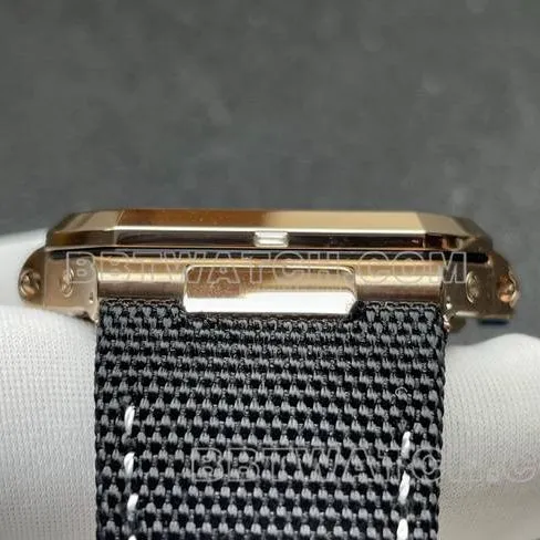 collectible watch P1 factory Patek PhilippeCUBITUSblack dialrose gold5822P-001caseback live photo