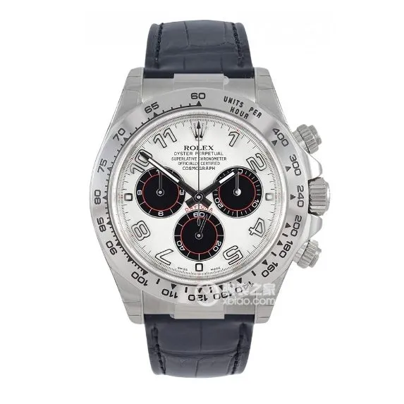 Factory C Rolex Daytonatop-tier replicawhite goldsilver dialrubber strap model 116519-L (FC) caseback live photo
