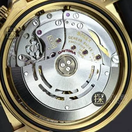 Factory C Rolex men's Cosmograph Daytona1:1super watch champagne panda dial rubber model M116518ln-0048 overall live photos