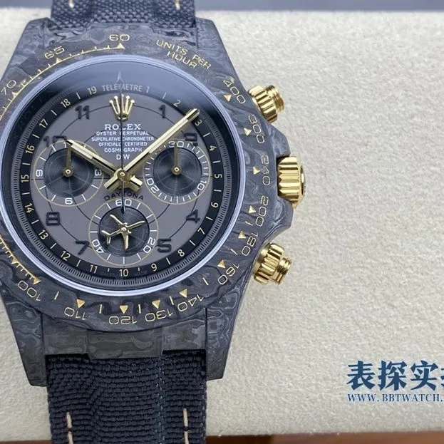 Dachang high-quality replicaRolex carbon fiber Daytona gray plate men's mechanical watch bottom cover