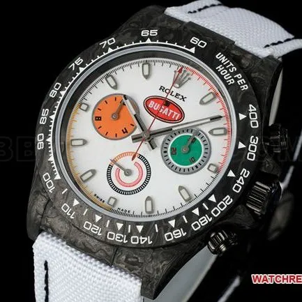 1:1replica watch ANT factory DaytonaRolexwhite dial4130front live photo