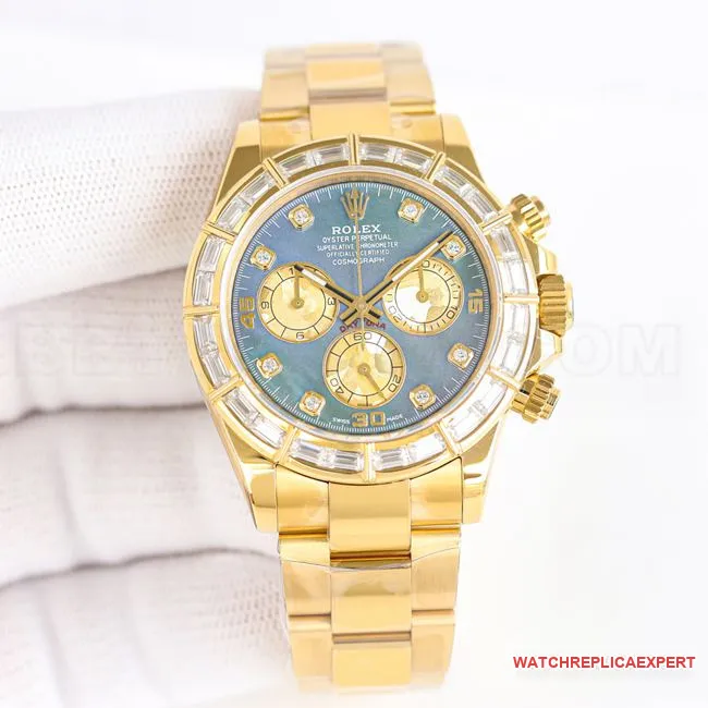 collectible watch DaytonaPPM factory Rolex black mother-of-pearl dial 4130 mechanical weight live photos
