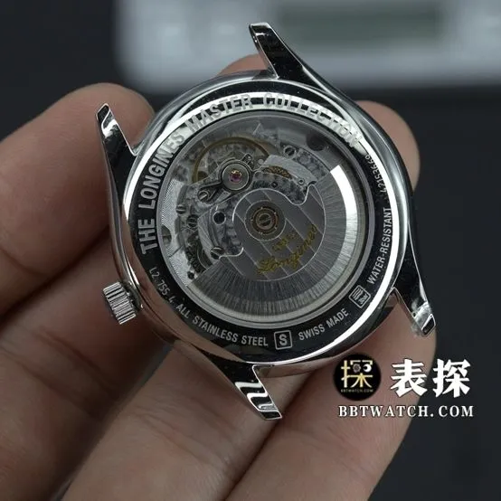 KL factory Longines famous craftsman top-tier high-quality watch picture and price white dial blue needle steel bracelet model front live photo