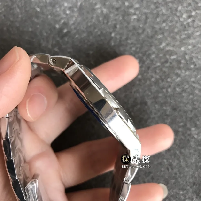 MKS FactoryVacheron Constantin watch men's black dialsteel bracelet picture and price front live photo