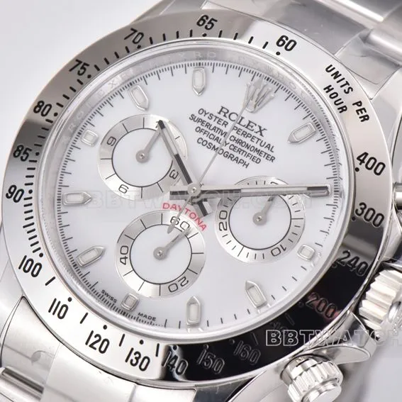 Factory C Rolex Daytona1:1top-tier Bai Gangdi 116520-78590clasplive photos