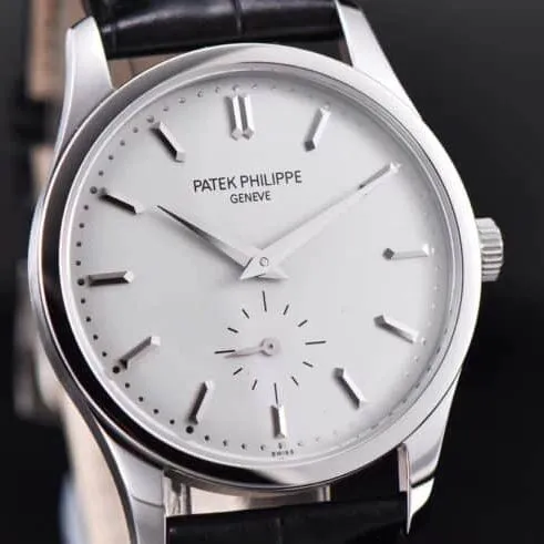 top-tiersuper clonePatek Philippe White Steel Classic Reappears New Classic Watch Series 5196G Formal Watch King Makes Shocking Debut Front View