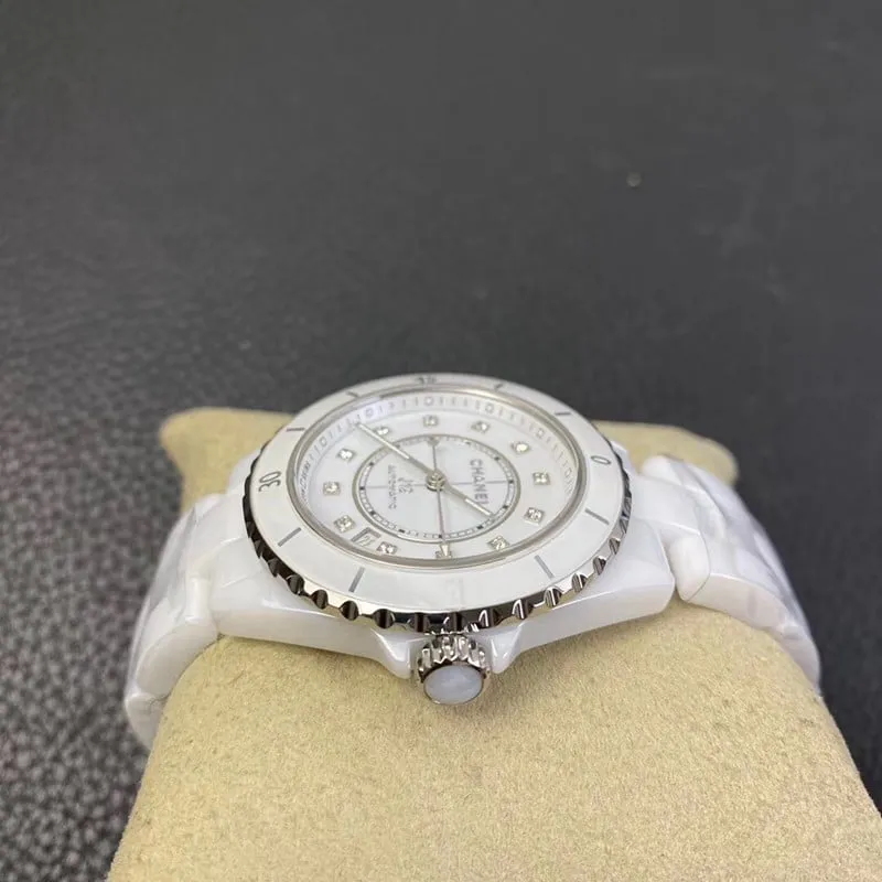 BV factory chanel j12 hand watch white ceramic 20th anniversary new original movement diagram