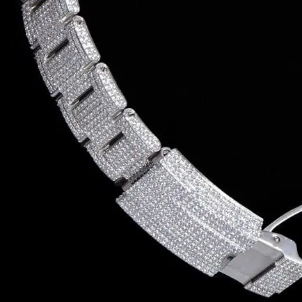 Rolextop-tier watch men's white dialsteel bracelet new universe chronograph type Daytona gypsophila 40 series mechanical watch clasp picture