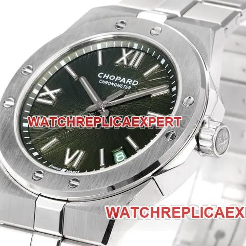 1:1replica watch Xueshan Aoyi GH factory Chopardgreen dial41mmside live photo