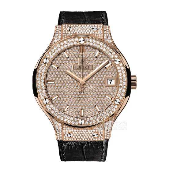 WWF Classic Fusion Hublot collectible watches rose gold full diamond disk strap models 511.OX.9010.LR.1704