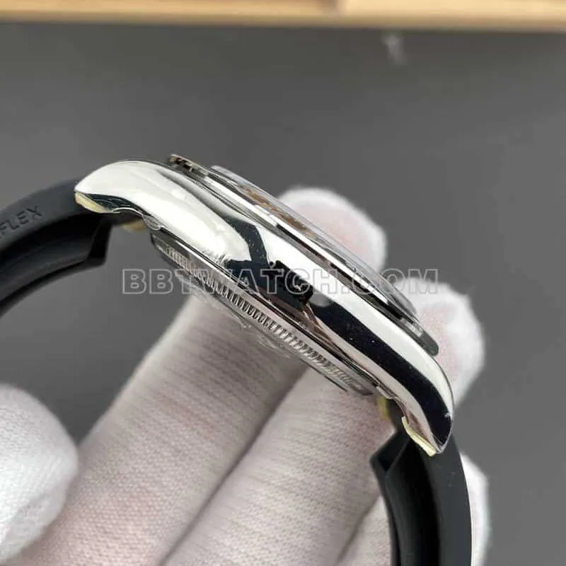 VSRolexDaytonatop-tier 1:1high-quality gray plate rubber model 126519side live photo