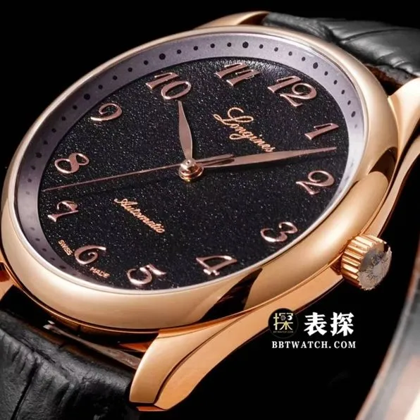 Watchmaking tradition Longines1:1replica watch men's ashtray leather strap model L2.793.8.73.2braceletlive photos