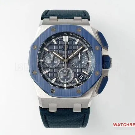 top-tier watch DDF factory Audemars PiguetRoyal Oak offshore blue dial26420front live photo
