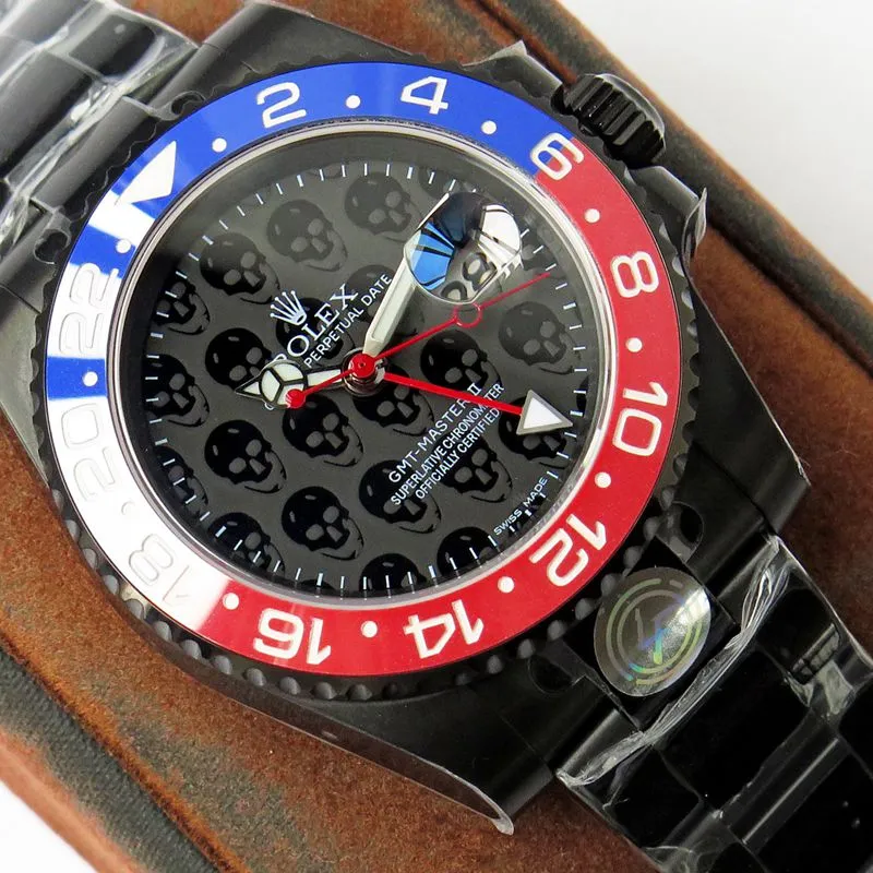 Rolex watch GMT-Master type REVENGE Milgauss revenge series limited edition men's mechanical watch side view