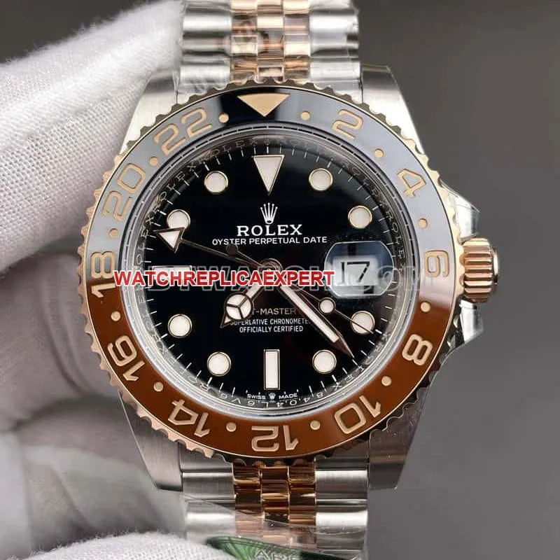 ARF FactoryRolexGMT-Master1:1super root beer circle126711front live photo