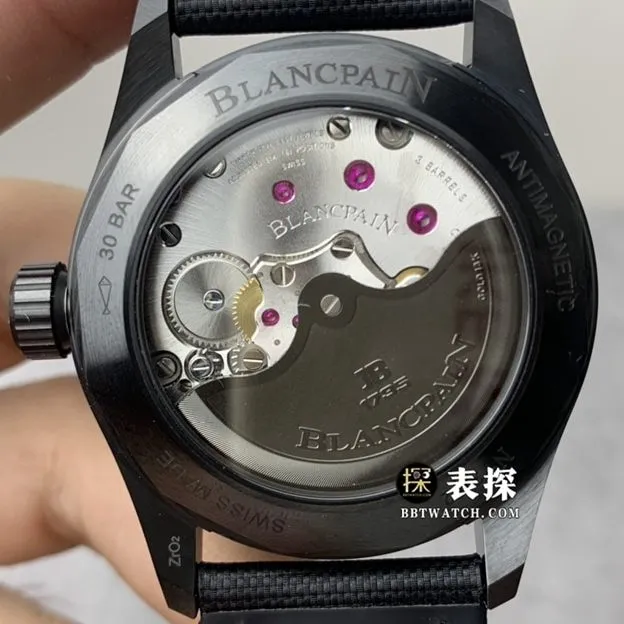 GF Factory Blancpain Fifty Fathoms 5000 Top collectible watches Men's Black Plate strap models Pictures and Prices Side by Side Actual Pictures