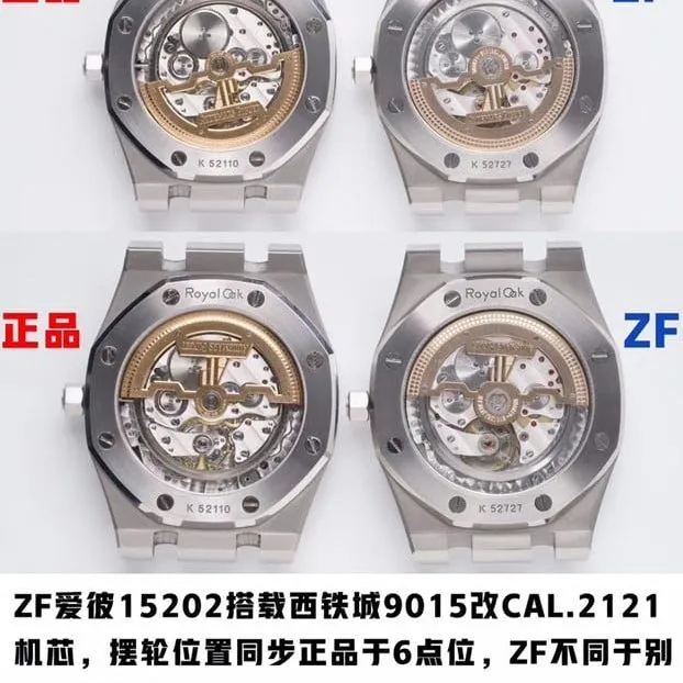 ZF Watch Audemars Piguet 15202 Top Craftsmanship Mechanical Watch Review Masculine Rugged Temperament Detailed Pictures