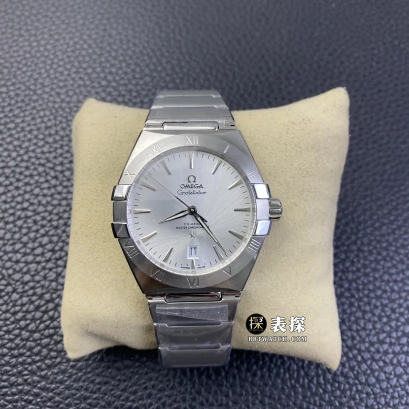 Omega Constellation watch men's silver dialsteel bracelet pictures and prices braceletlive photos