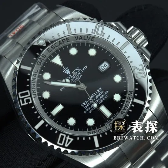 GM FactoryRolex Sea-Dweller top-tier watch black dial Ghost King steel bracelet model pictures and price weight live photos