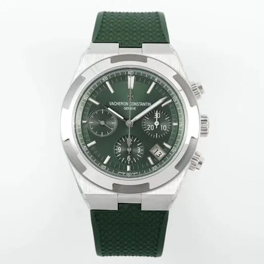 Vacheron Constantintop-tier watch green dial Zonghengsihai V3 upgraded version 41mm steel bracelet white steel