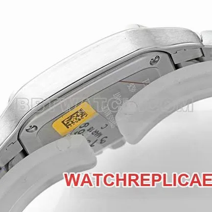 top-tier watch Santos Cartiersilver dialdiamond bezelquartz movementbraceletlive photos