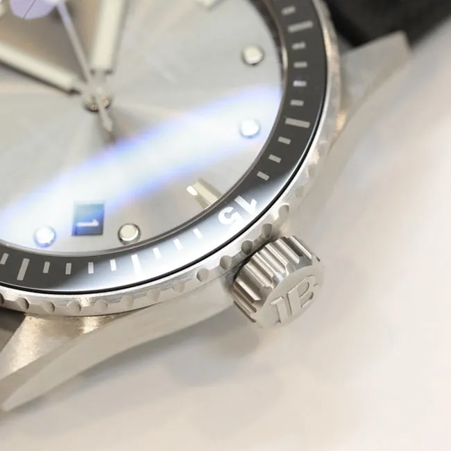 GF Factorytop-tier watch Blancpain men's gray plate nylon strap fifty fathom series watch clasp picture