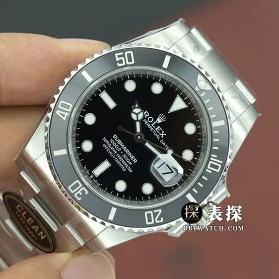 C Submariner Rolex collectible watches luminous black water ghost steel strap models 116610LN-0001