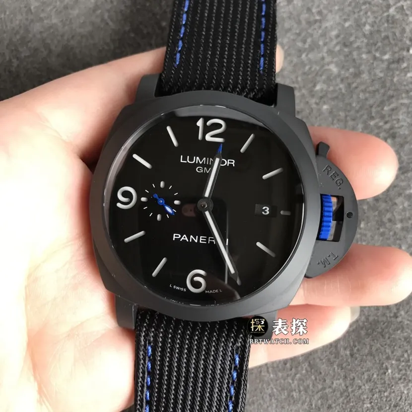 VS FactoryPaneraiPam1176top-tier 1:1high-quality watch men's black dialleather strap model pictures and prices clasplive photos