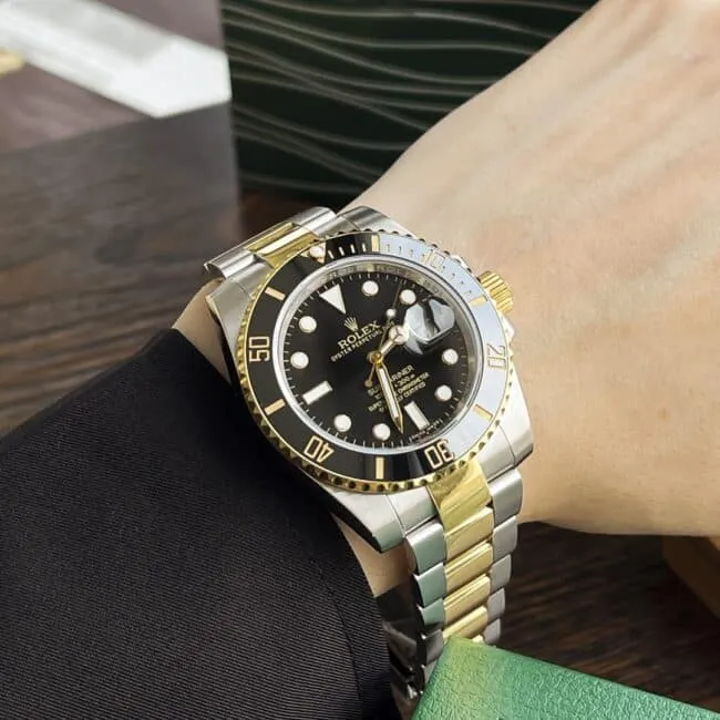 top-tiersuper cloneRolex indirect Submariner series classic men's watch side view