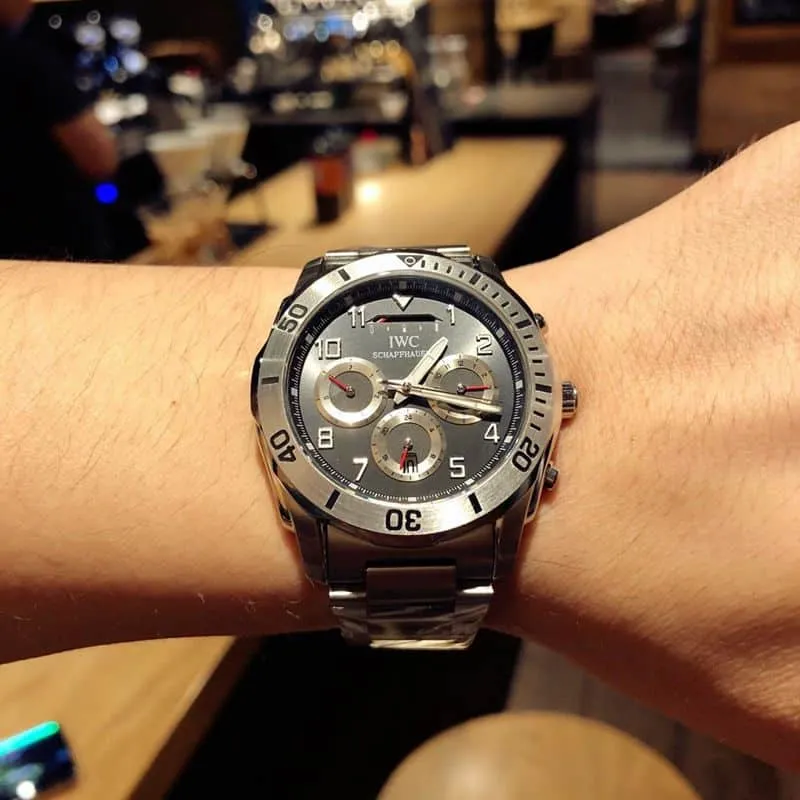 IWC watch IWC Sun Moon Star Air Force One Special Forces special watch movement picture